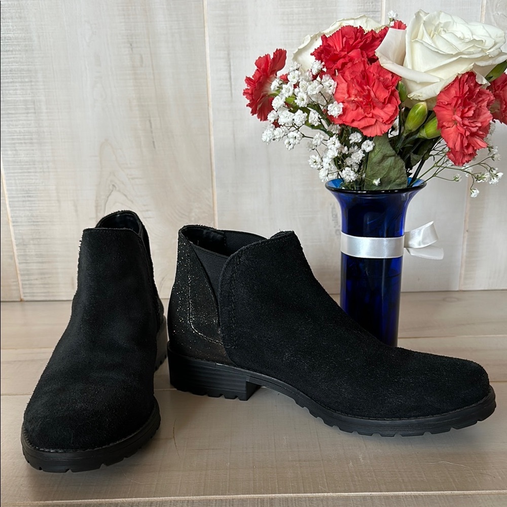 Clarks Black Ankle Boots